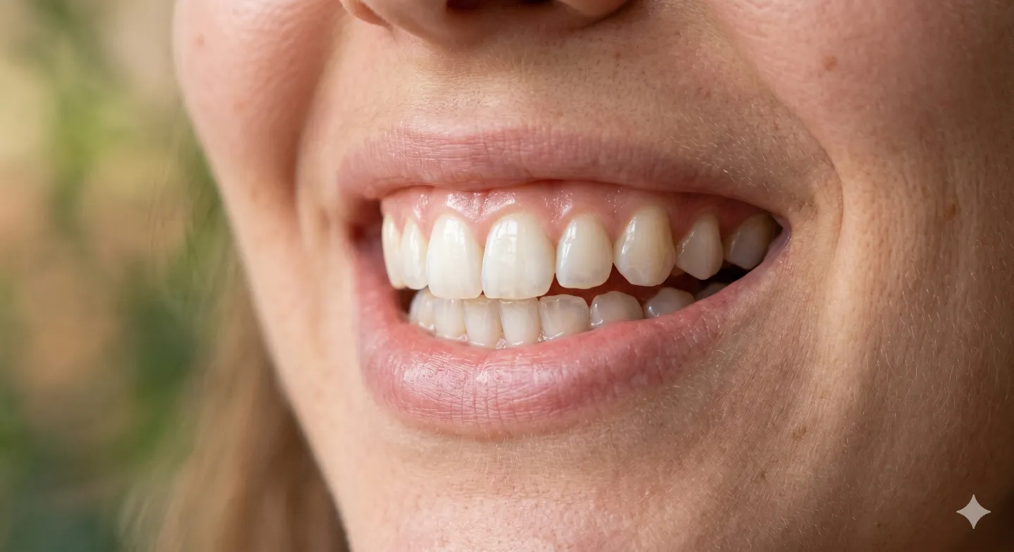 Sorriso radiante e saudável